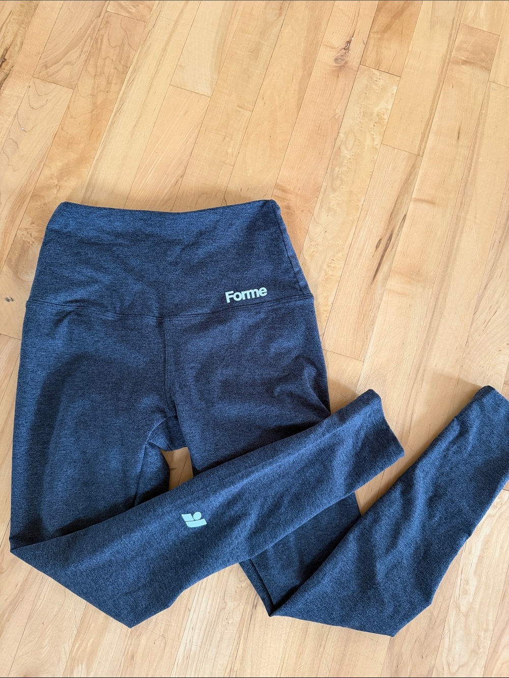 Forme Women's Heather Grey High-Waist Performance Leggings